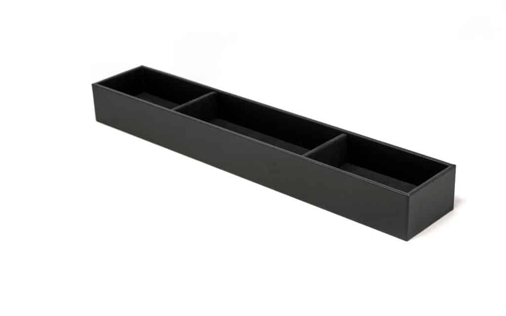 BT45 Accessories, luxury organizers and storage, closet inserts, cabinet elements - BT45 A1 Leather cabinet organizer