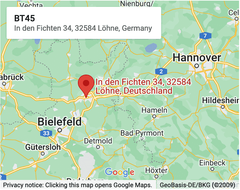 Map BT45, In den Fichten 34, 32584 Löhne, Germany